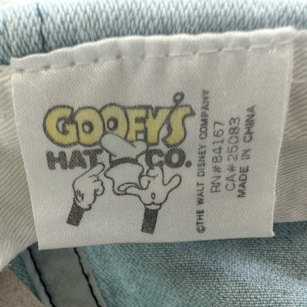 Disney Hat Angry Cursing Donald Duck Denim Snapback Vtg 90’s Goofys Hat Co​​​​​ - Picture 2 of 6
